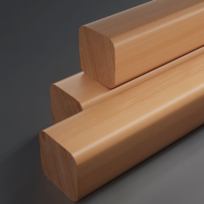 Linear Shape Wood Wall Light Modern Style 1-Light Wall Mount Lighting in Brown