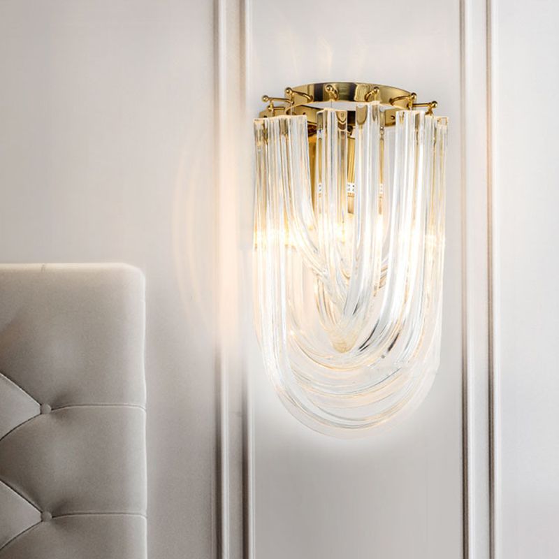Modern Style Geometric Wall Light Sconces Glass 1 Light Wall Lighting Ideas