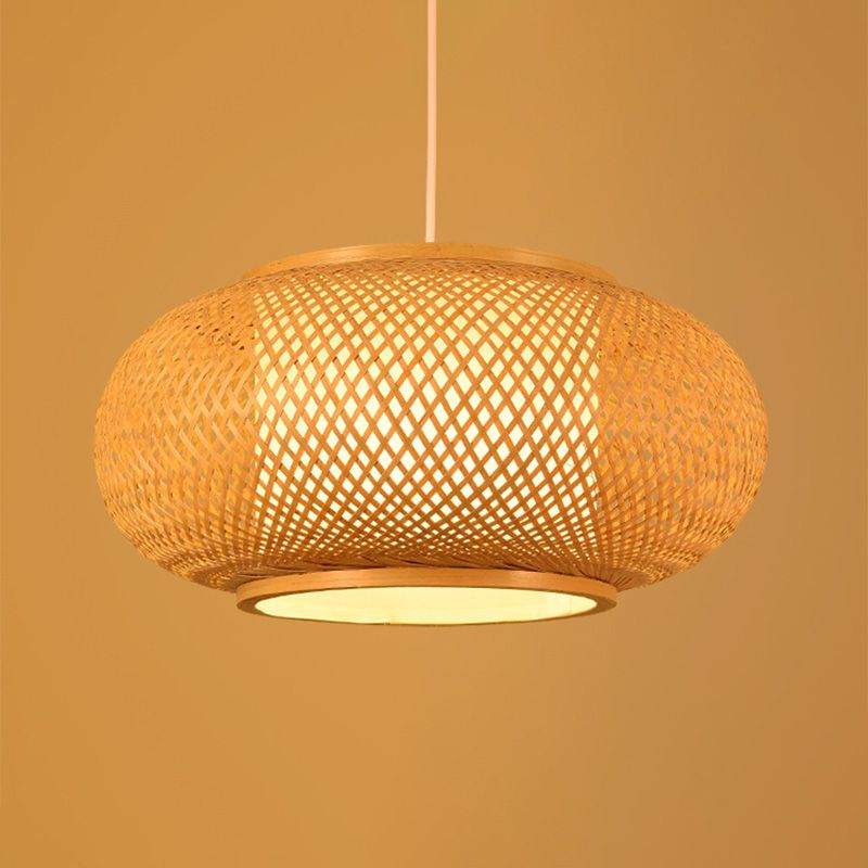 Chinesische Anhänger Beleuchtungskörper Rattan Hanges Licht mit hängenden Kabel für das Restaurant