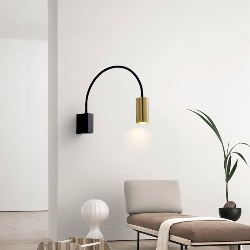 Halbzylindermetall -Lesen Wandbeleuchtung moderne Einleuchtwandbeleuchtung