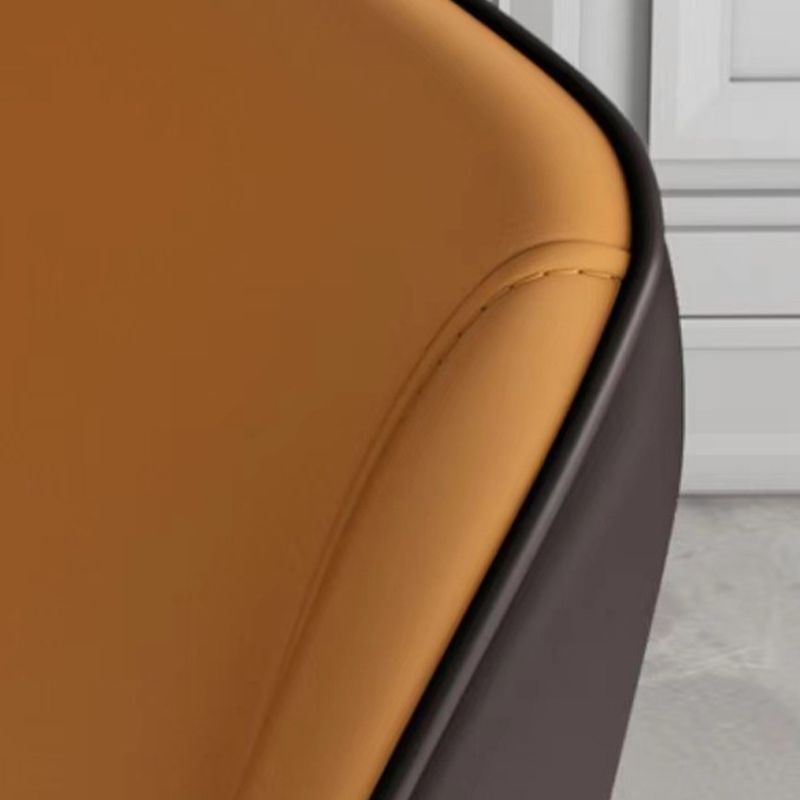 Industrial Metal Dining Room Chair PU Leather Dining Chair for Restaurant Use