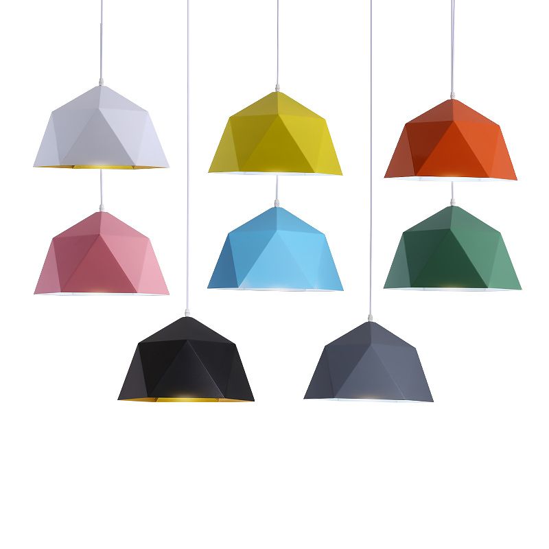 Geometrische Form hängend hängendes hängendes nordisches Metall -Metal -1 -Anhänger -Lampe für das Restaurant