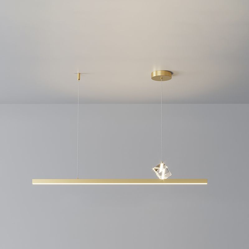 Lineaire hanglampverlichting Moderne metaal 2 Light Island Hanglampen