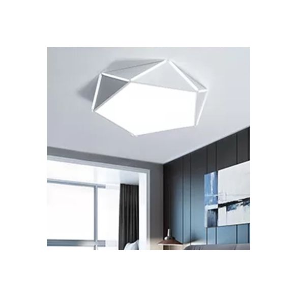 Cafe Pentagon Diamond plafonnier acrylique macaron style LED plafonnier