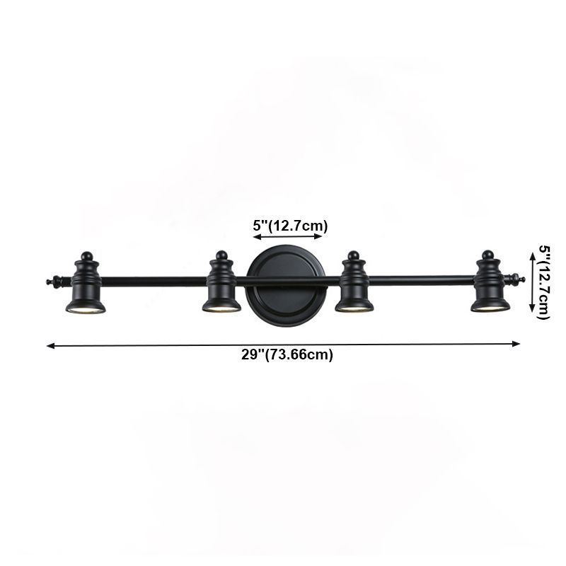 Luminaires d'éclairage de vanité de forme unique multiclavales