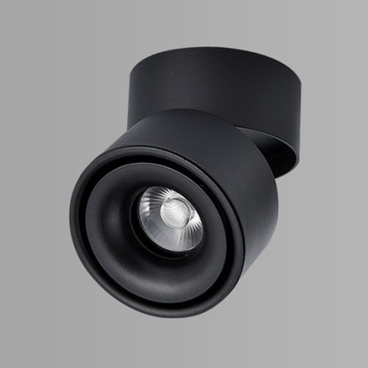 Modern Simple Style Metal Ceiling Light Adjustable Cylinder Shape Ceiling Lamp for Bedroom