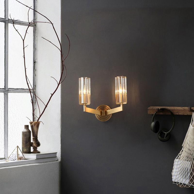 Post-Modern Wall Light Sconces Copper Wall Light Fixture in Gold