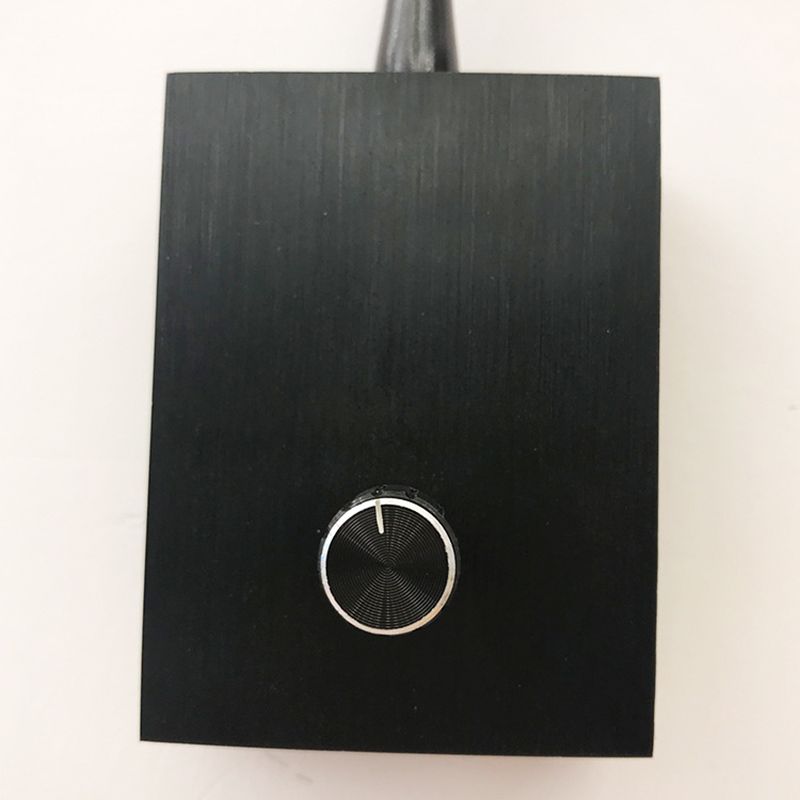 1 Light Square Wall Sconces Modern Style Metal Wall Mounted Reading Lights in Black