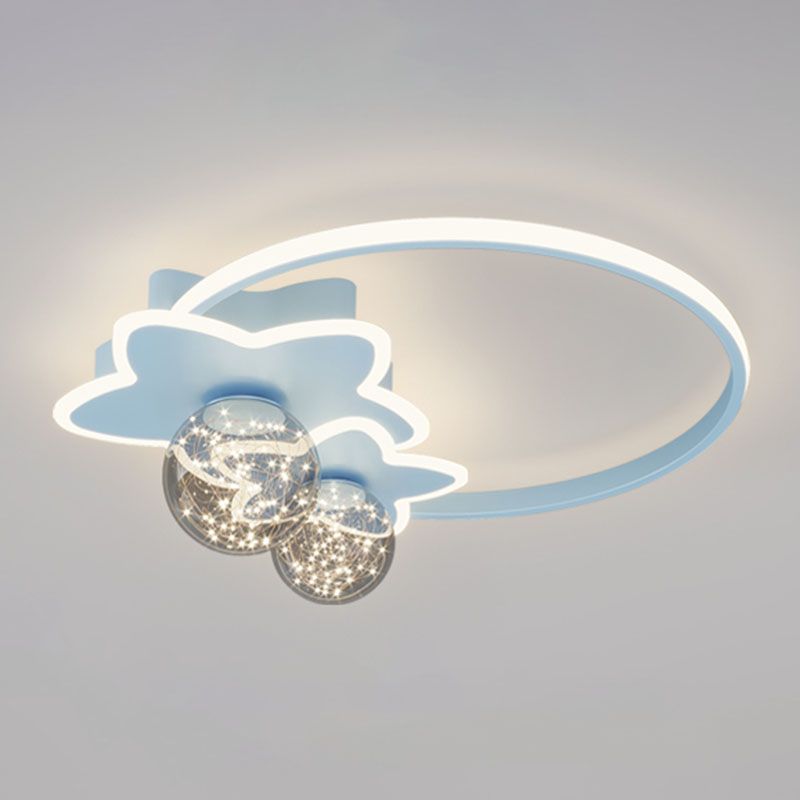 Luci geometriche da incasso Lampada moderna da incasso con paralume in vetro trasparente