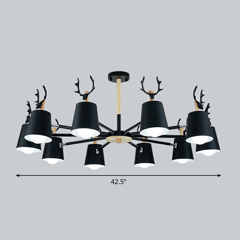 Lustre pivotable Light Nordic Nordic Metal Living Room Pendant Lighting
