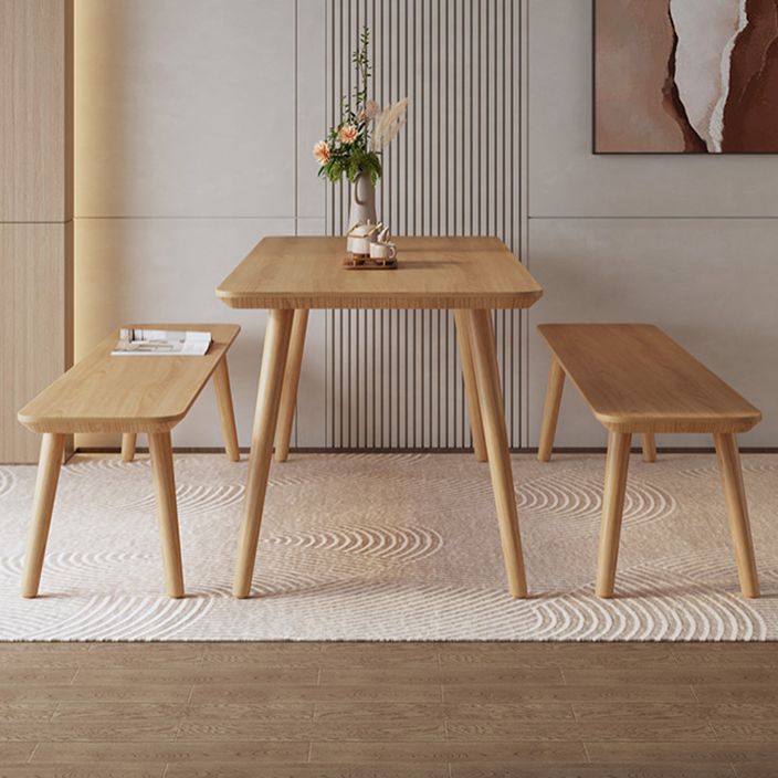 Solid Wood Furniture with Chairs 1/2/3/5 Pcs Modern Dinette Set for Home Use