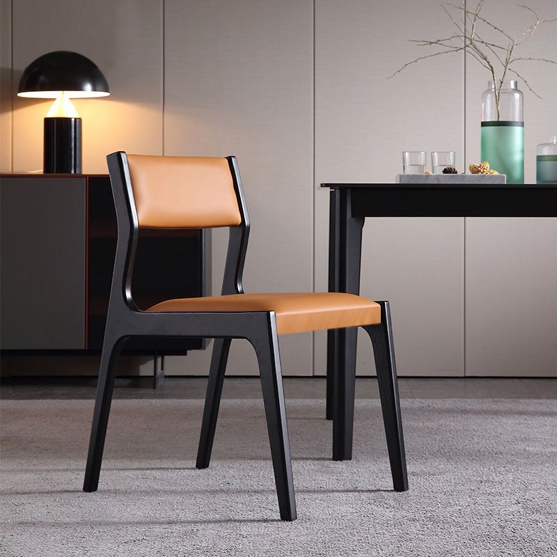 Estilo moderno que cena la cocina de las sillas de madera que cena la silla lateral sin brazos