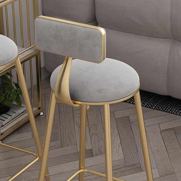 1/2/3 Pieces Glam Iron Bar Table Set White Faux Marble Top Bistro Set with Shelf