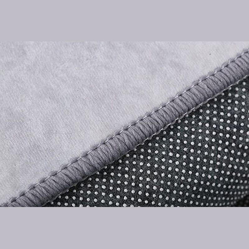 Minimalist Geometric Printed Carpet Non-Slip Backing Area Rug Polyster Rug for Living Room