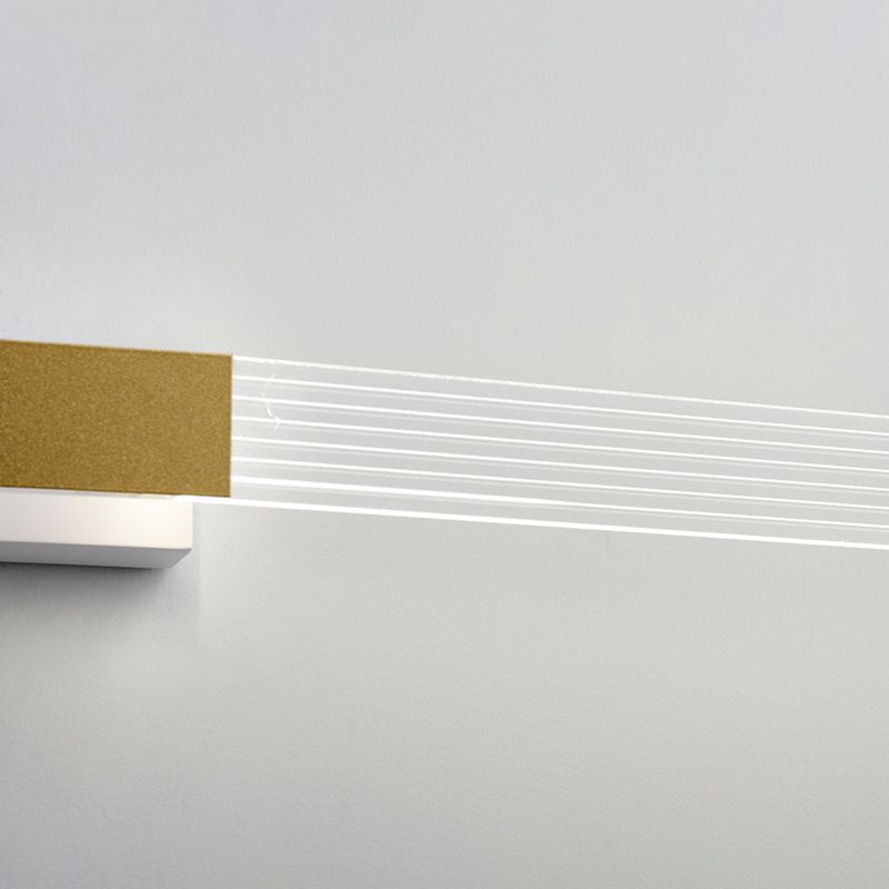 Rectangle Vanity Wall Light Fixtures Modern Luxury Style Acrylic Vanity Light