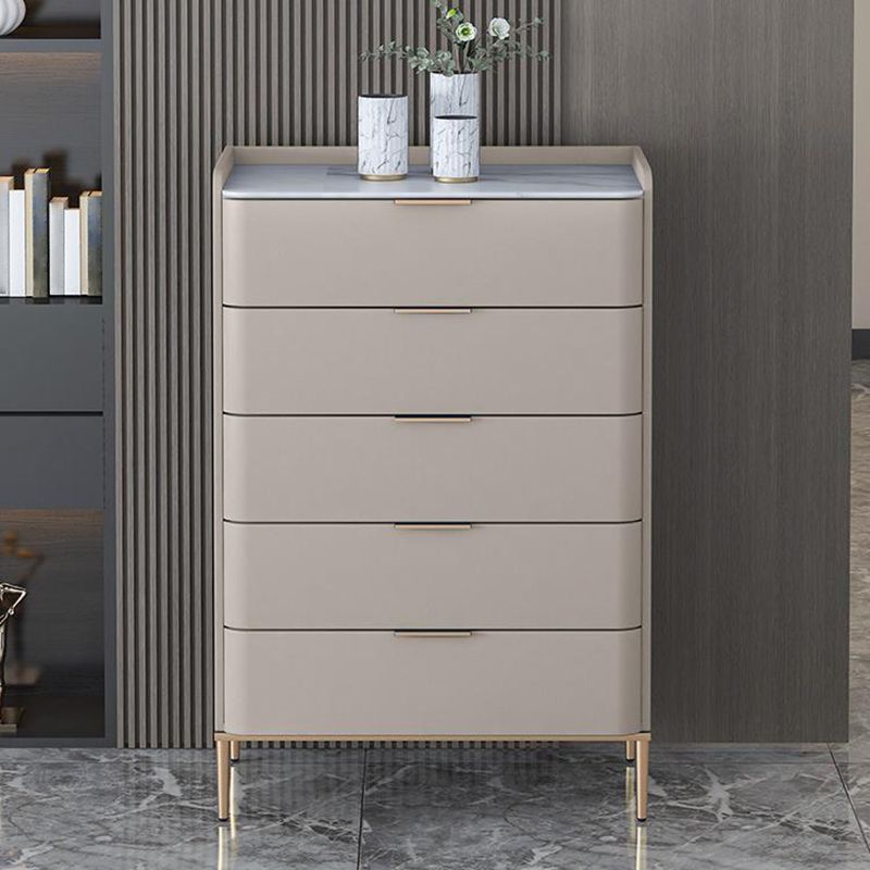 23.62" H x 15.74" L Contemporary Wood Accent Chest with Drawers