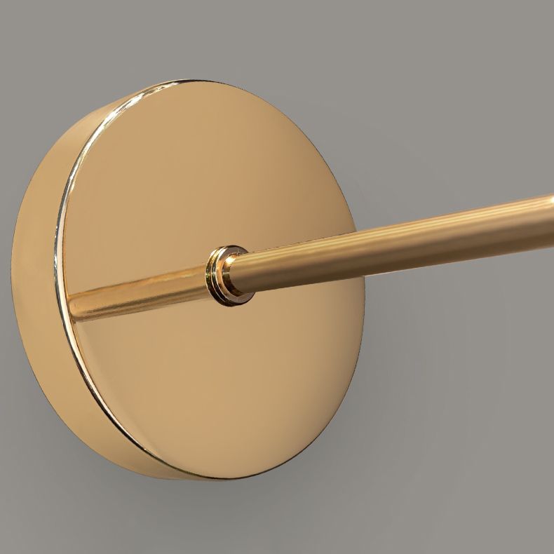 Lumo Postmoderno di sconde di cristallo oro per camera da letto