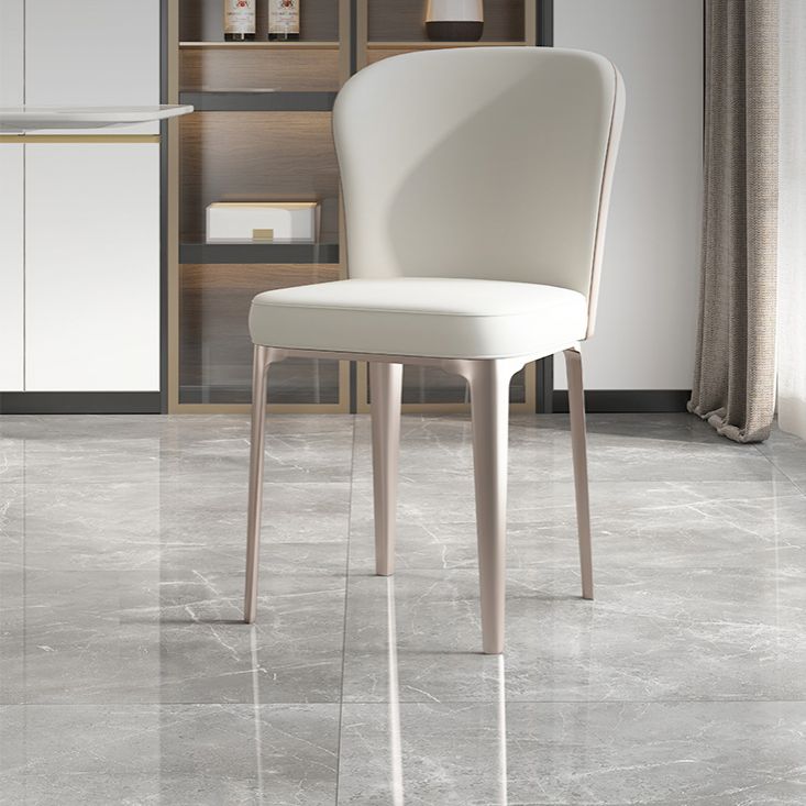 Minimalist Dining Table Sets with Rectangle Shape Table and Upholstered Chairs