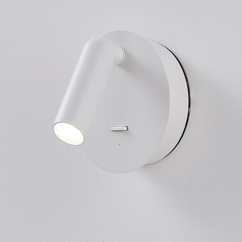 3.9" H Mini Bedside LED Reading Lamp USB Charging Modern Simplicity Style Spotlight Wall Mount Lamp for Bedroom