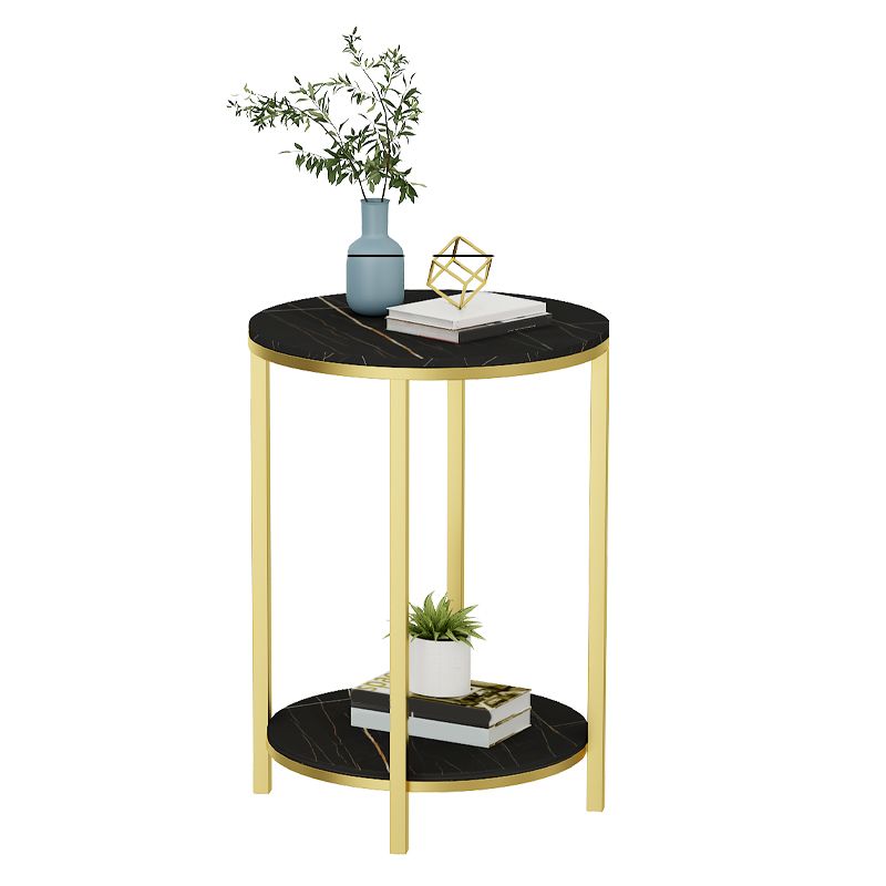 Minimalist Slate Side End Table 4 Legs Side End Table for Living Room