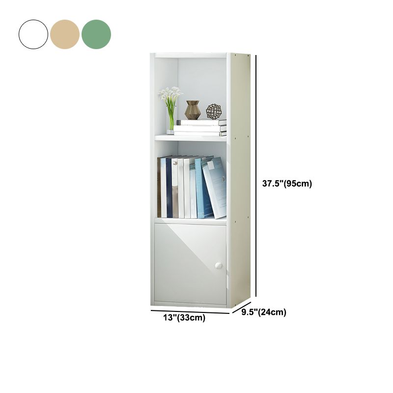 Wooden Bookcase Modern Style Home Living Room Corner Bookshelf