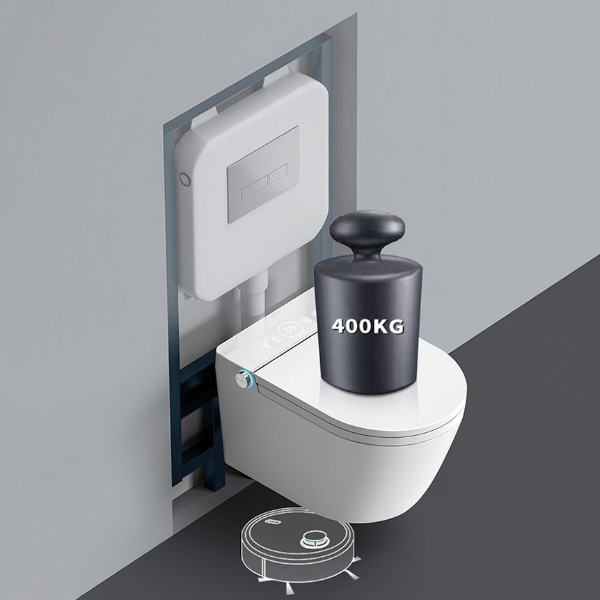 Modern White Wall Mount Urine Toilet Siphon Jet Toilet Bowl with Toilet Seat