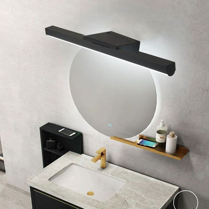 Lumières murales de vanité linéaire de style moderne Métal 1 Lights Mirror Vanity Lights