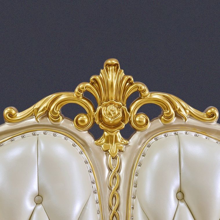 Contemporary French Country Sectional Sofa Leather Sleeper Sectional