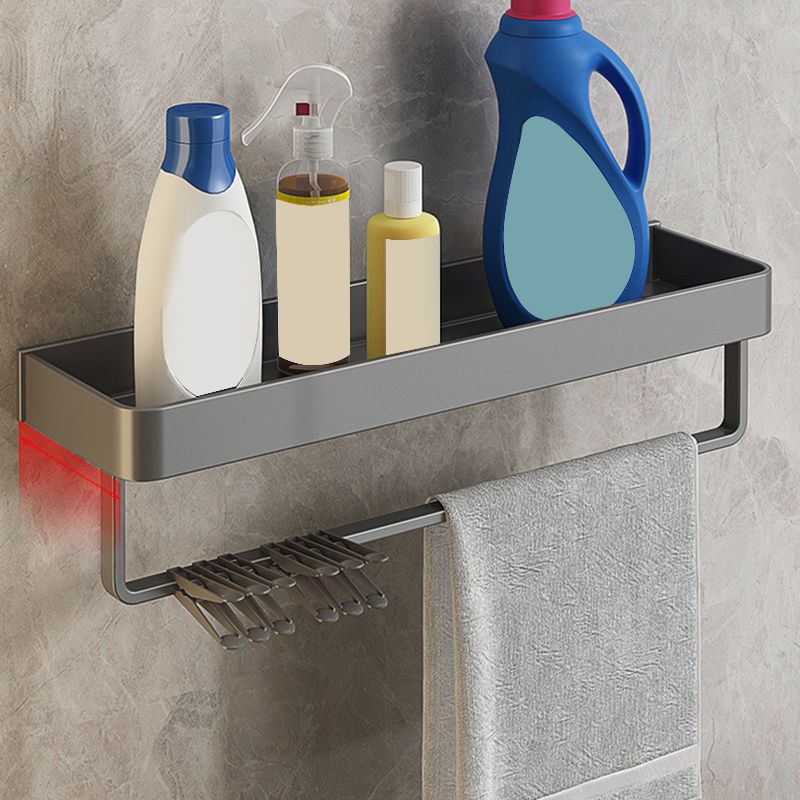 Minimalist Matte Metal Bathroom Accessory Set Modern Bath Shelf