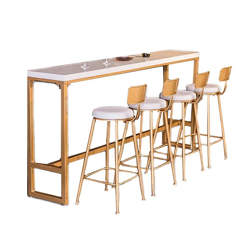 Bar Height Pub Table Contemporary Wood Rectangle Indoor Counter Wine Table