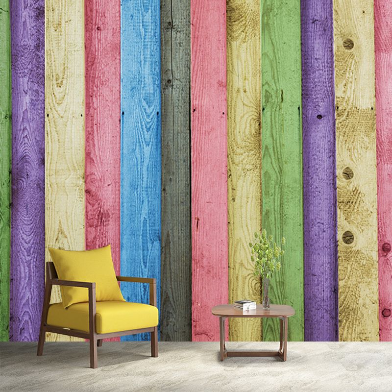 Customized Photography Wood Grain Mural Eco-friendly Wallpaper for Room