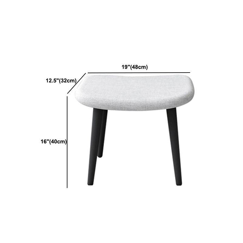 Contemporary Flip-Top Vanity Dressing Table Set in Gray with Drawers