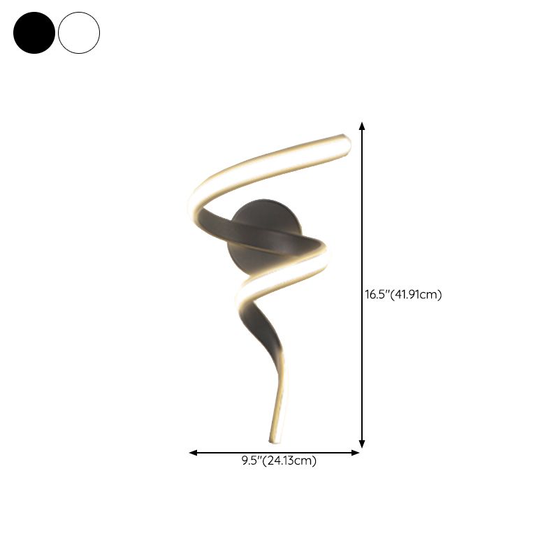 Strip Shape Wall Lamp LED Wall Mount Lamp with Silica Gel Shade for Bedroom