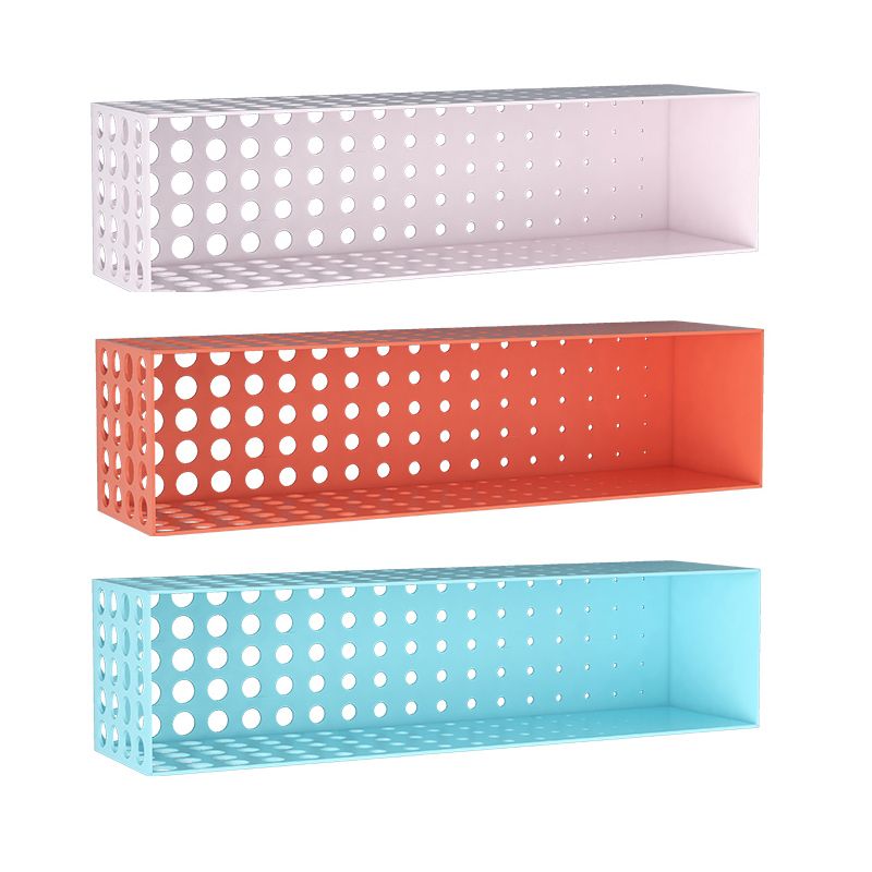 Iron Wall Mounted Bookshelf Industrial Closed Back Bookshelf