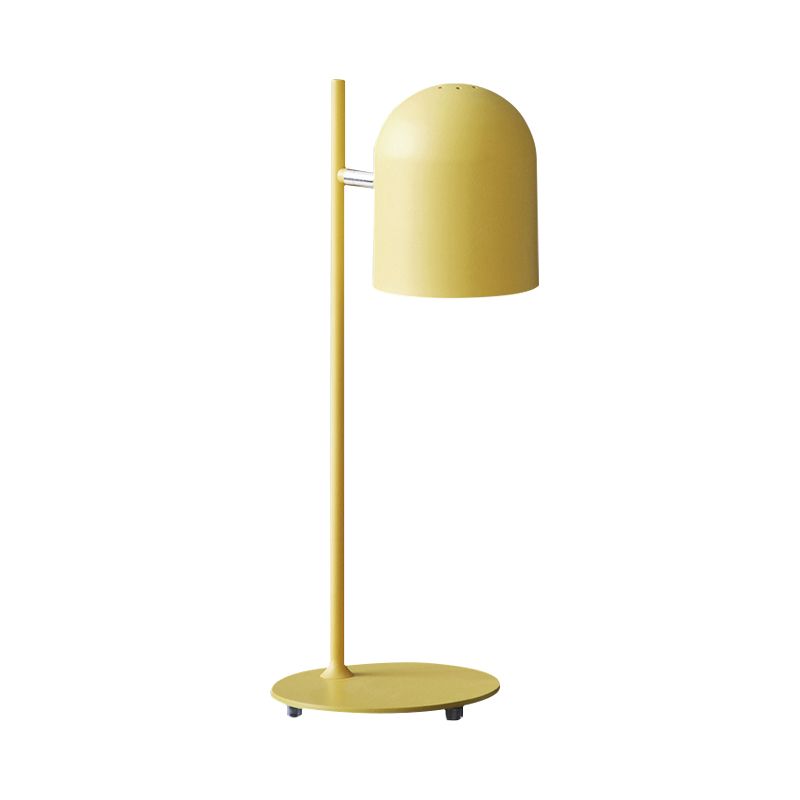 Roteerbaar metalen beker Studie Licht 1 kop Macaron Loft Desk Light met plug -in koord voor kantoor