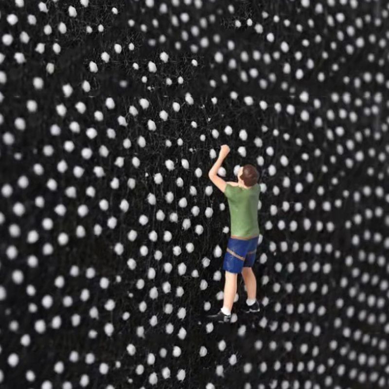 Postmoderner Kreis Teppich Polyester Innenblatt Teppichfleck -Widerstandsbereich Teppich für Wohnzimmer