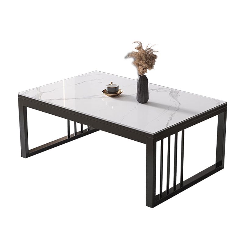 No Distressing Sled Coffee Table Rectangle Slate Single Coffee Table
