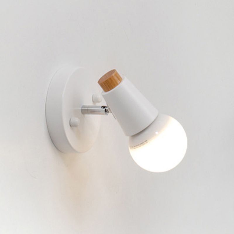 Cone Wall Light Sconce Modern Minimalist Style Metal 1 Light Sconces