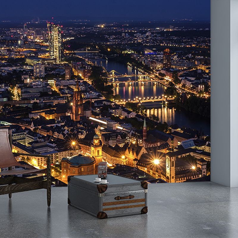 Mural Wallpaper Photography Stain Resistant Urban Landscape Indoor Wall Mural