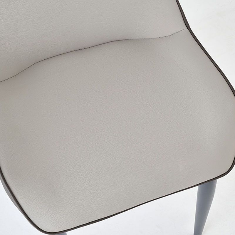 Contemporary Style Chair Kitchen Arm Wingback Chairs with Metal Legs