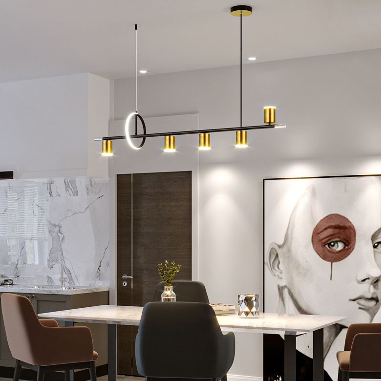 Minimalist Style Long Strip LED Island Light Modern Home Decorative Lighting Fixture