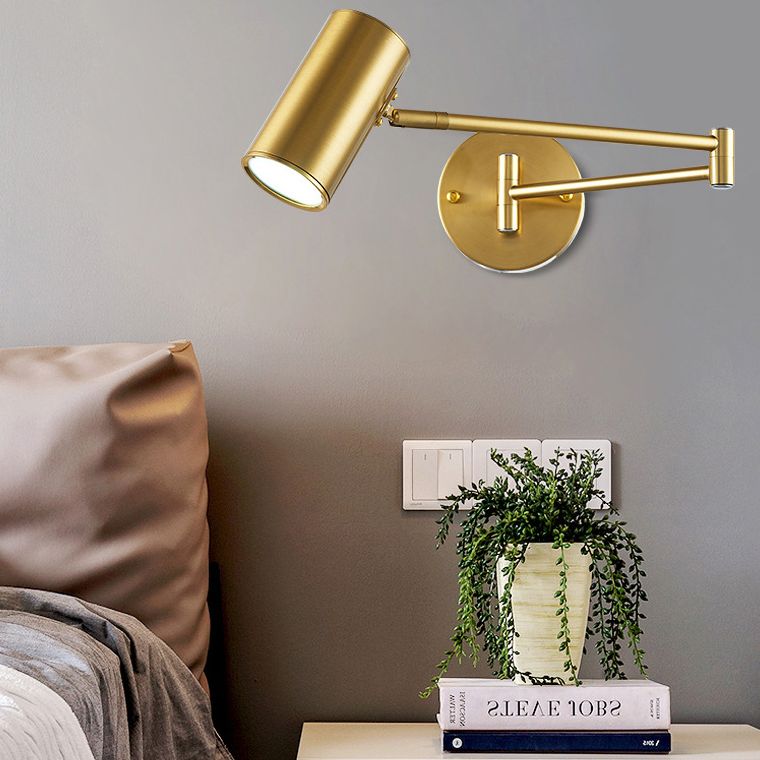 Swing Arm Wall Mounted Lamp Postmoderne eenvoud Acrylwand SCONCE voor woonkamer