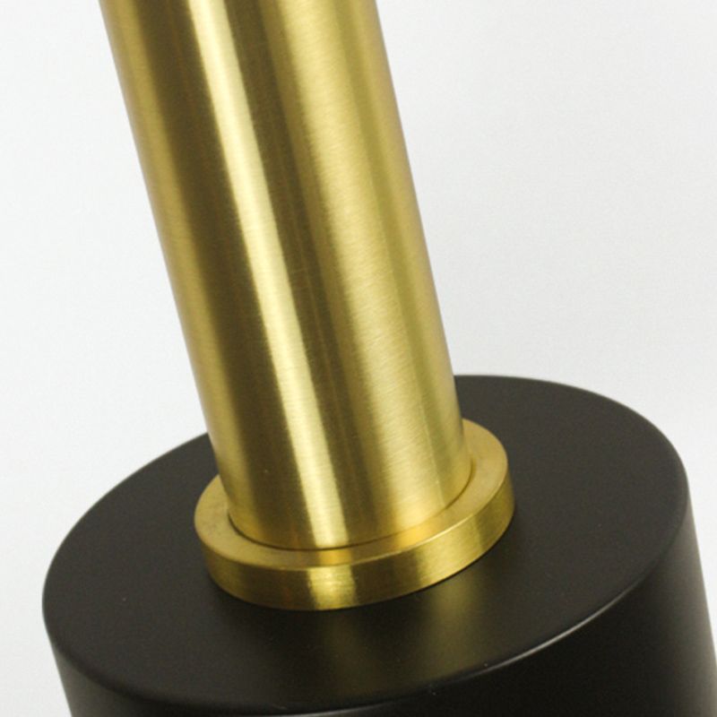 Lampe à suspension en fer électroplate dans le pendentif simple cylindroid moderne de style luxueux