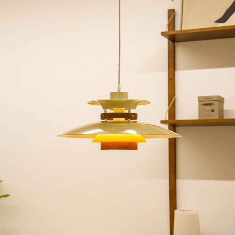 Pendre en métal contemporain Aménagement d'éclairage suspendu simple pour salle à manger