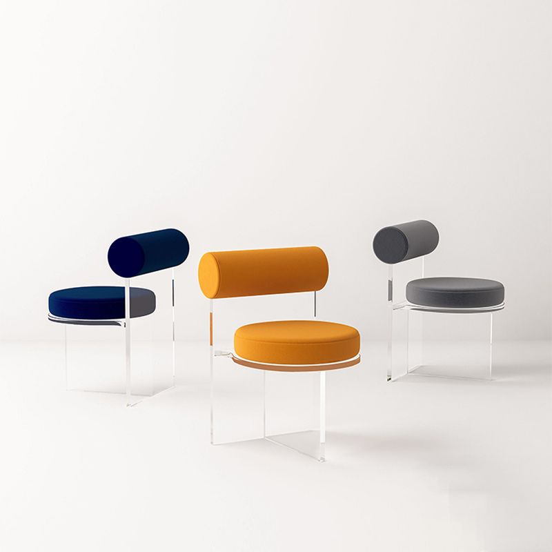 Modern Simple Side Chair Plastic Frame Side Dining Chair for Dining Room