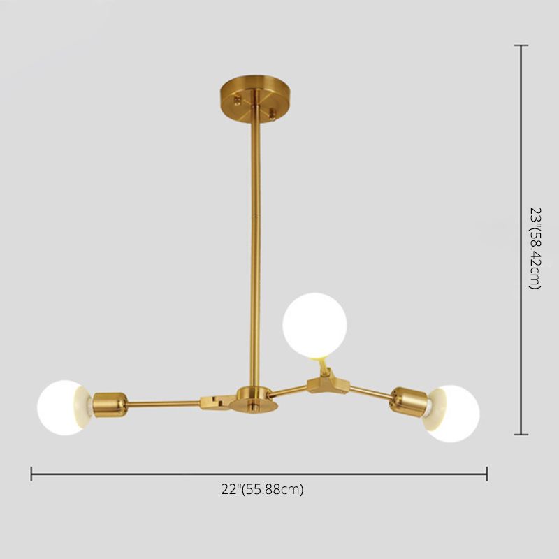 Stile minimalista Nordico Lampaggio Light Multi Lights Branhi Apri Lulb Illuminazione Ciondolo per sala da pranzo camera da letto