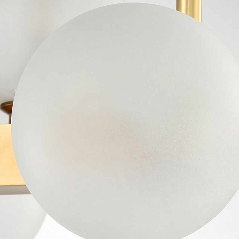 Simplicity Linear Hanging Pendant Lights Glass Pendant Light Fixtures in Gold