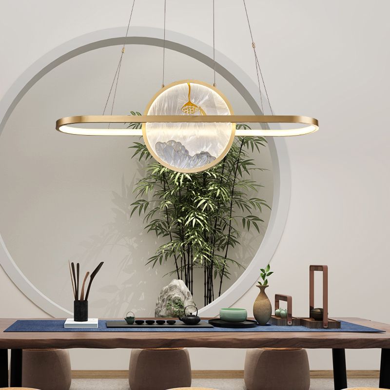 Contemporary Kitchen Pendant Lights Geometric Metal 2 Light Island Lighting Ideas