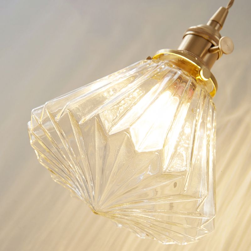 Glass Wall Sconce Lighting Simple Style Wall Mount Light Fixture