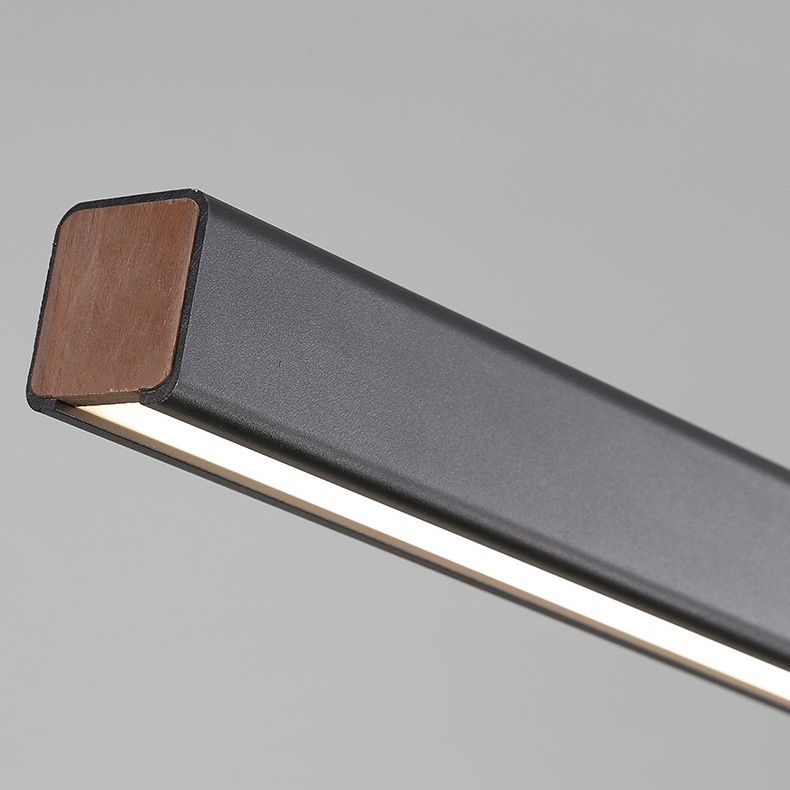 Modern Hanging Ceiling Light 1 Light Pendant Lighting Fixtures in Black Finish